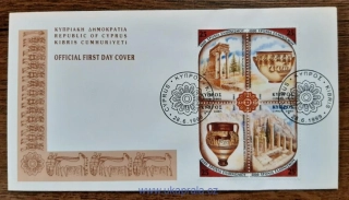 KYPR (ŘECKO) FDC 930/3, 4000 let řecké kultury, r. 1999