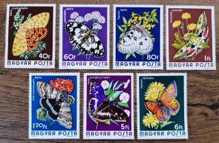 Maďarsko ** 2994/3000 motýli, r. 1974