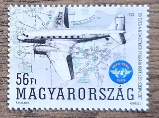 MAĎARSKO ** 4274, 50 let ICAO, r. 1994