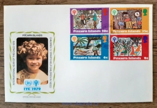 PITCAIRN IS. FDC 188/91 UNICEF, vánoční, r. 1979