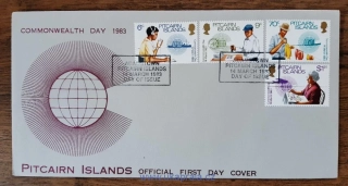 PITCAIRN IS. FDC 226/9 Commonwealth day, r. 1983