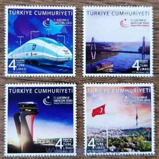 TURECKO ** 4668/71, komunikace, doprava, r. 2021