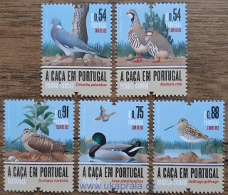 PORTUGALSKO ** 4736/40 lovná zvěř I, ptáci, r. 2021