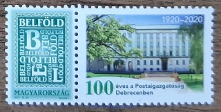 MAĎARSKO ** 5567 s pers. kuponem pošt. řed. Debrecen r. 2020