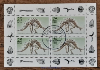 NDR raz. PL 3325, 100. výročí přírod. muzea v Berlíně, r. 1990