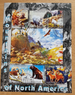 Kyrgyzstán raz. aršík, fauna hor severní Ameriky, r. 2004