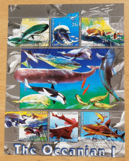  Kyrgyzstán raz. aršík, fauna oceánů I, r. 2004