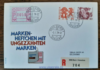 ŠVÝCARSKO FDC 1102 Du, 1104 Du, lidové slavnosti, r. 1979