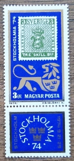 Maďarsko ** 2981 K, Stockholmia ´74, r. 1974