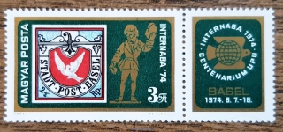 Maďarsko ** 2956 K, Ternaba 74, UPU, r. 1974