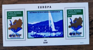 Maďarsko ** aršík Bl 103 A, KSZE, r. 1974