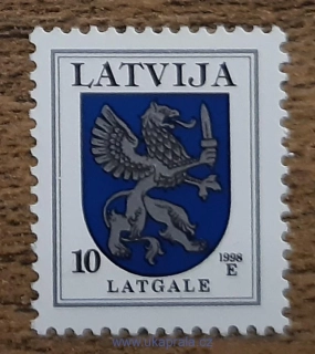 LOTYŠSKO ** 374 IV, erby, r. 1998