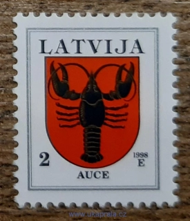 LOTYŠSKO ** 421 III, erby, r. 1998