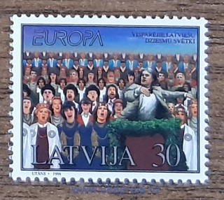 LOTYŠSKO ** 476, EUROPA, r. 1998
