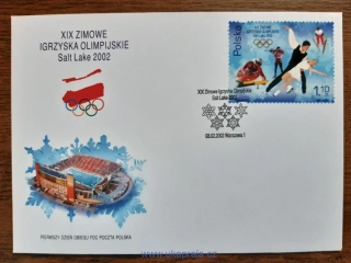 POLSKO FDC 3952, ZOH Salt Lake City, r. 2002