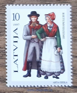 LOTYŠSKO ** 451 lidové kroje IV, r. 1997