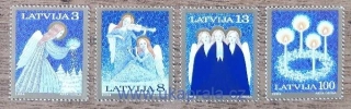 LOTYŠSKO ** 382/5 vánoční, r. 1994