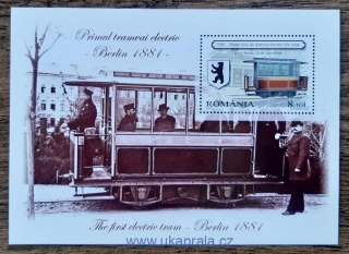 RUMUNSKO ** aršík Bl 450, historické tramvaje, r. 2009