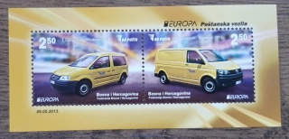 Bosna a Hercegovina ** aršík Bl 47 EUROPA, pošta, r. 2013