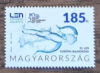 MAĎARSKO ** 6190, ME v plavání Budapešť, r. 2021