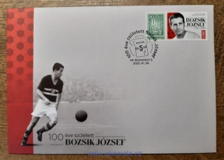 MAĎARSKO FDC, sport, József Bozsik, fotbal, NOVINKA R. 2025