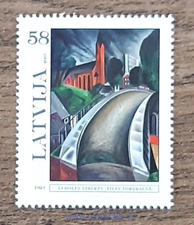 LOTYŠSKO ** 696, umění IX, r. 2007