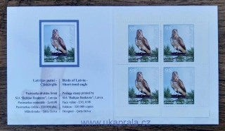 LOTYŠSKO ** sešitek 817, ptactvo II, r. 2011