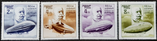 Maďarsko ** 3942/5  Zeppelin, vzducholodě