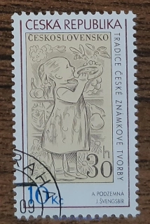 ČR raz. 587, Tradice české známkové tvorby, r. 2009