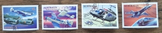 AUSTRÁLIE raz. 1532/5 vojenská letadla, r. 1996