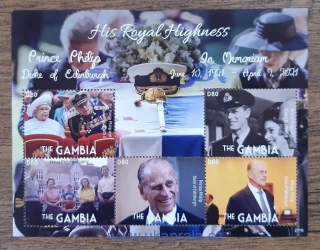 GAMBIE ** princ Filip, memory, r. 2021
