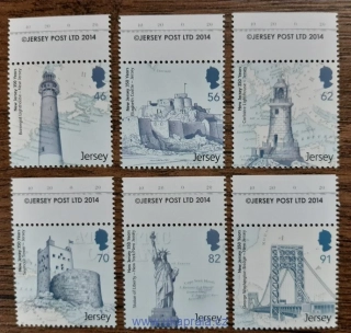 JERSEY ** 1845/50, 350 výr. založení New Jersey, r. 2014