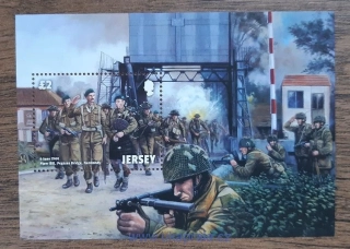 Jersey ** aršík Bl 115, 70. výročí vylodění v Normandii, r. 2014