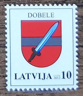 LOTYŠSKO ** 563 II, erby, r. 2012