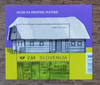 SLOVINSKO ** aršík Bl 129, lidová architektura, r. 2020