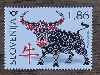 SLOVINSKO ** 1463, čínský rok vola, r. 2021