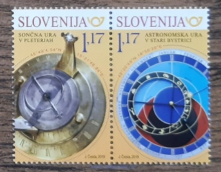 SLOVINSKO ** 1365/6 historické hodiny, r. 2019