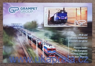 RUMUNSKO ** aršík Bl 787, železnice, nákladní doprava, Grampet Group, r. 2019