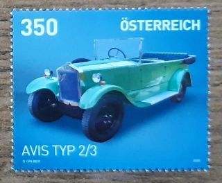 RAKOUSKO ** automobil AVIS TYP 2/3, R. 2025