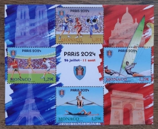 MONAKO ** aršík, LOH Paříž, r. 2024