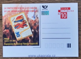 ČR dopisnice, Espaňa 2006