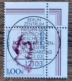SRN raz. 2305 výplatní, ženy v německých dějinách XXII, r. 2003