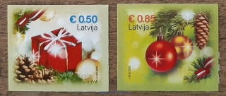 LOTYŠSKO ** 969/70, vánoční, r. 2015