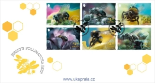 JERSEY FDC Jersey's Pollinators: Bees, včely, NOVINKA R. 2026