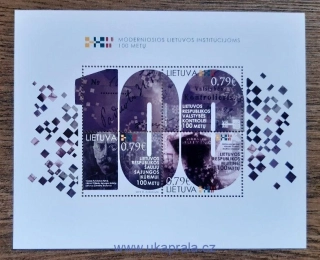 LITVA ** aršík Bl 62, r. 2019
