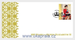 JERSEY FDC, královna Alžběta II., 100. výročí narození, NOVINKA R. 2026