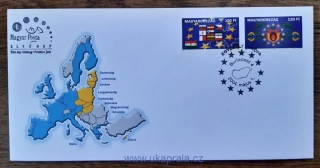 MAĎARSKO FDC 4851/2 vstup do EU, r. 2004