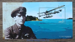 JERSEY ** aršík Bl 131 První světová válka, 100. výročí, r. 2015