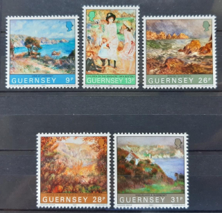 Guernsey ** 269/73 umění,P.A.Renoir