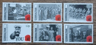 GIBRALTAR ** 1600/5, První světová válka, r. 2014